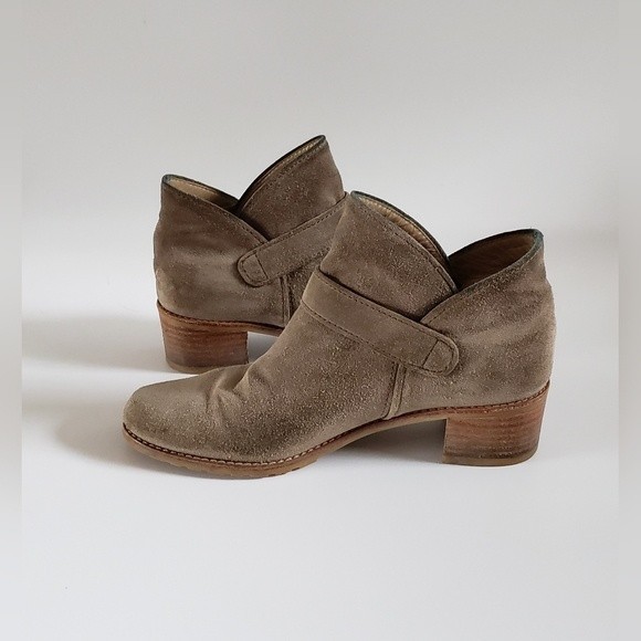 Stuart Weitzman Women's Brown Suede Ankle Boot Size 7.5 M - Picture 4 of 11